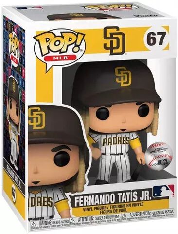 Figurine Funko Pop ! - N°67 - Padres - Fernando Tatís Jr. (home Uniform)